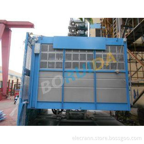 2000 kg Rack And Pinion Hoists with Lifting Height 250m , 1